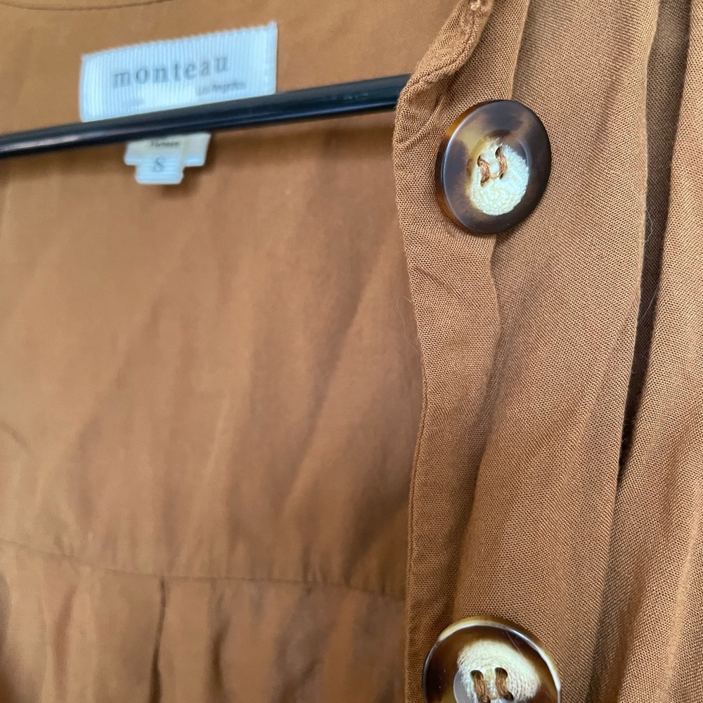 Brown Monteau shirt dress